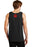 Men's black tank top, summer, soft cotton