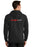 Black zip up hoodie 9-ounce, 50/50 cotton/polyester fleece lined mens/unisex hooded sweatshirt
