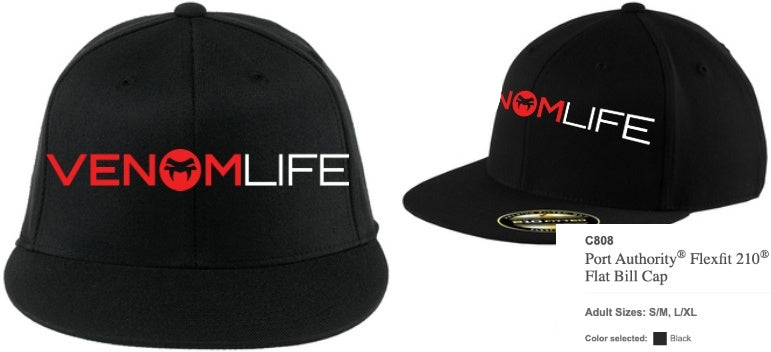 Flatbill and Mesh Back - Flex Fit Caps — Venom Life Gear