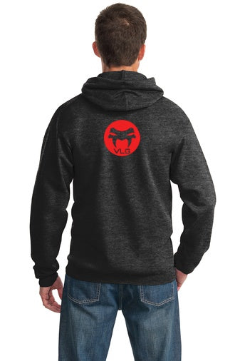 Mens Gray Pullover Hoodie