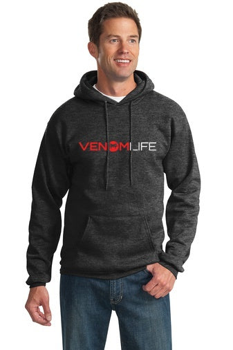 Mens Gray Pullover Hoodie