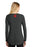 Ladies Gray Tunic Style Long Sleeve