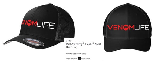 Flatbill and Mesh Back - Flex Fit Caps