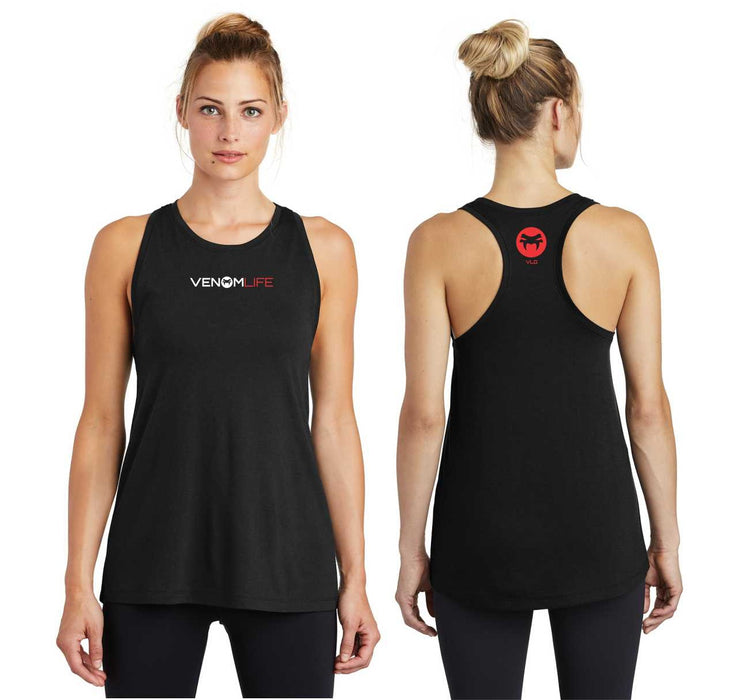 Ladies Women's Dry Wick Tank top Black for exercise, working out, yoga, health and fitness 