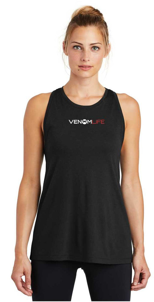 Ladies Women's Dry Wick Tank top Black for exercise, working out, yoga, health and fitness 