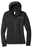 Women's Ladies black grey heather full zip hoodie, hooded sweatshirt, light weight, soft formfitting hoodie